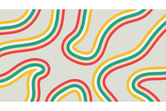 Download Irregular Wavy Lines in Pastel Colors - Color Collection