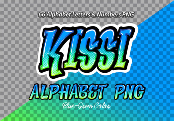 Download Kissi Blue Green Color Alphabet - Color Collection