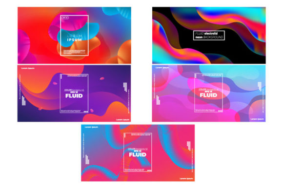 Download Liquid Flow Fluid Colors Trendy Shapes - Color Collection