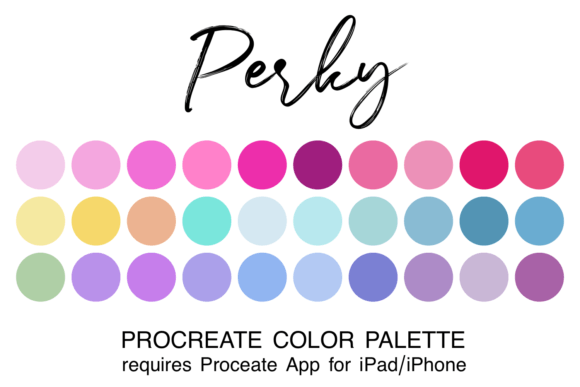 Download Perky Procreate Color Palette - Premium Bundle