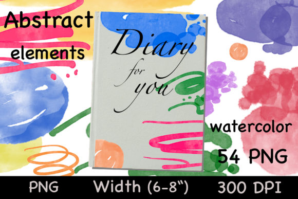 Download Watercolor Abstract Elements - Abstract elements Collection