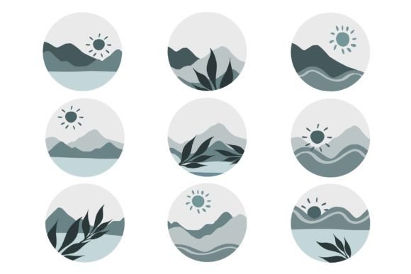 Download Illustration of Grey Aesthetic Shape - Illustration Collection