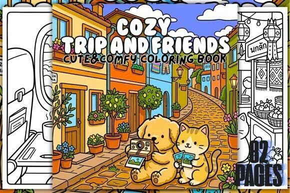 Download Cozy Trip and Friends Coloring Book - Color Collection