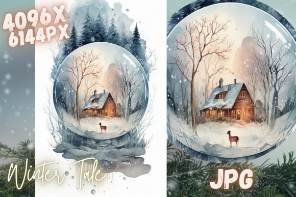 Download Winter Fairy Tale Abstract Illustration - Illustration Collection