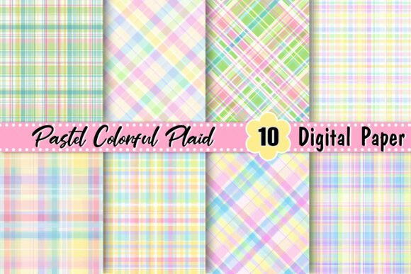 Download Pastel Colorful Plaid Background - Color Collection