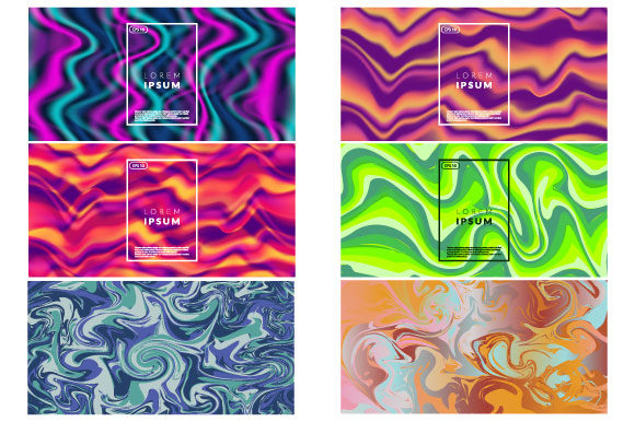 Download Liquid Flow Fluid Colors Trendy Shapes - Color Collection