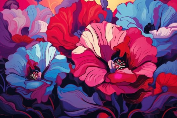 Download Artistic Backgrounds Poppy Field Art - Pop Collection