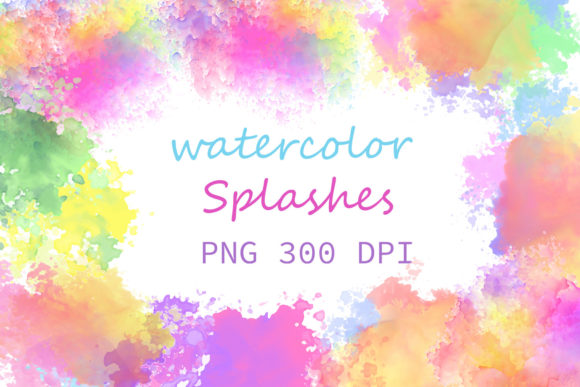 Download Watercolor Splatter Stain Colorful - Color Collection