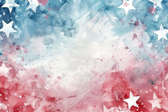 Download Patriotic Watercolor Background - Color Collection