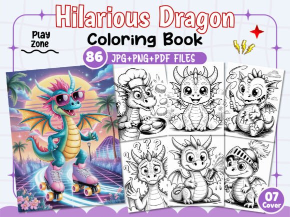 Download Hilarious Dragon Adult Coloring Pages - Color Collection