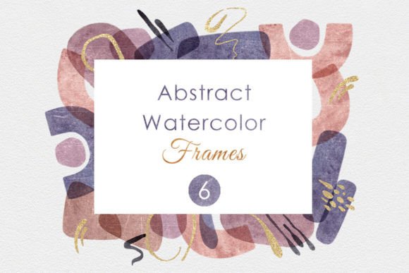 Download Abstract Watercolor Frames - Color Collection