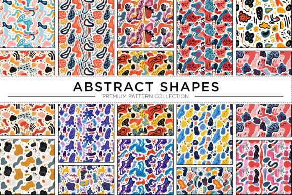Download Chic Colorful Shapes Pattern Bundle - Color Collection