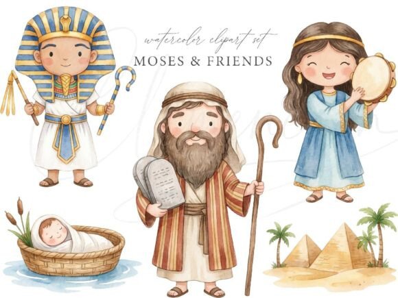 Download Biblical Watercolor Illustration - Color Collection