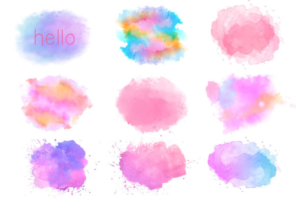 Download Watercolor Splash Clipart - Color Collection