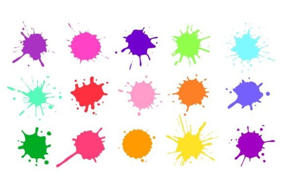 Download Color Paint Splatter. Colorful Ink - Color Collection