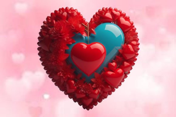 Download Valentine Heart Shape Illustrations - Illustration Collection