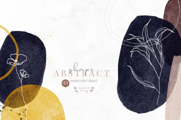 Download Watercolor Boho Abstract Clipart, PNG - Color Collection