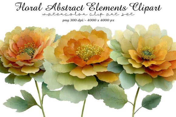 Download Floral Abstract Elements Clipart - Abstract elements Collection