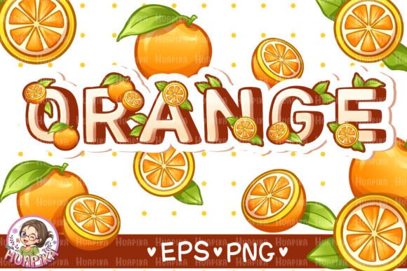 Download Orange Alphabet Illustration - Illustration Collection