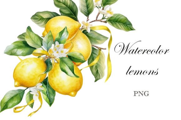 Download Lemon Watercolor Png. Citrus Clipart - Color Collection