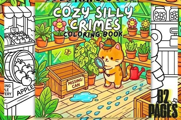 Download Cozy Silly Crimes Coloring Book - Color Collection