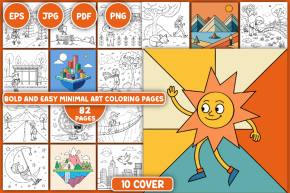 Download Minimal Art, Coloring Pages - Color Collection