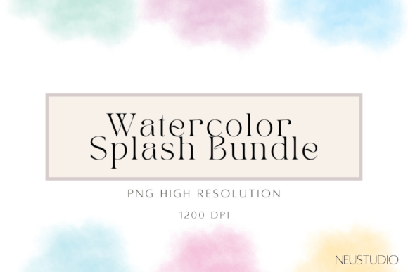 Download Pastel Watercolor Splash Clipart - Color Collection