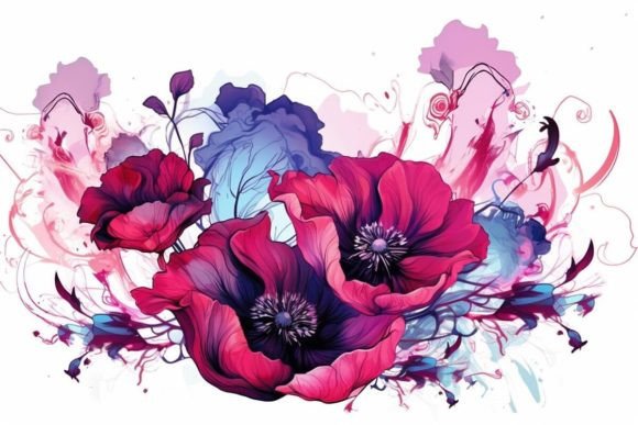 Download Artistic Backgrounds Poppy Field Art - Pop Collection