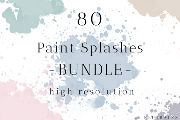 Download Pastel Watercolor Splash Clipart Bundle - Color Collection