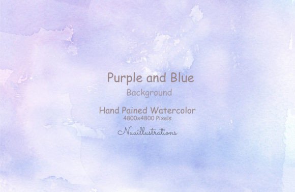 Download Purple Blue Watercolor Background - Color Collection