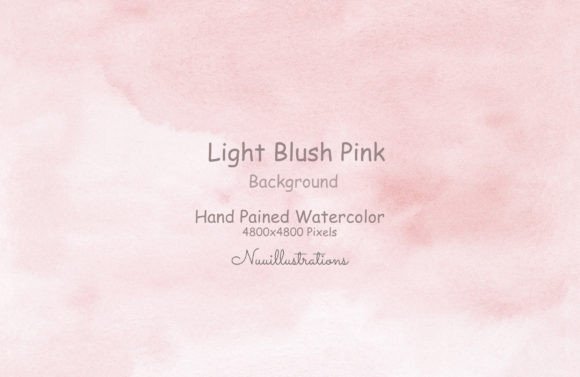 Download Light Blush Pink Watercolor Background - Color Collection