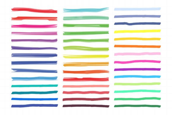 Download Marker Lines. Color Ink Pen Brush Stroke - Color Collection