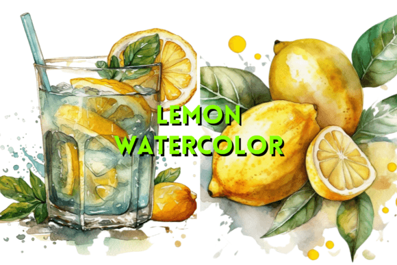 Download Lemon Fruit Watercolor Citrus Clipart - Color Collection