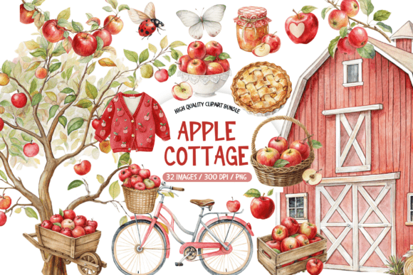 Download Watercolor Apple Clipart - Color Collection