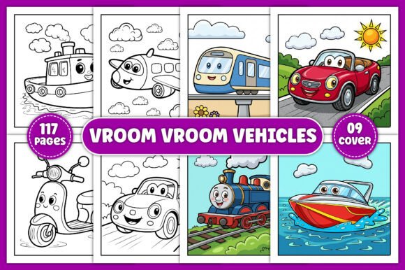 Download Vroom Vroom Vehicles Coloring Pages - Color Collection