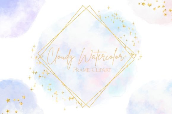 Download Dreamy Watercolor Geometric Frames - Color Collection
