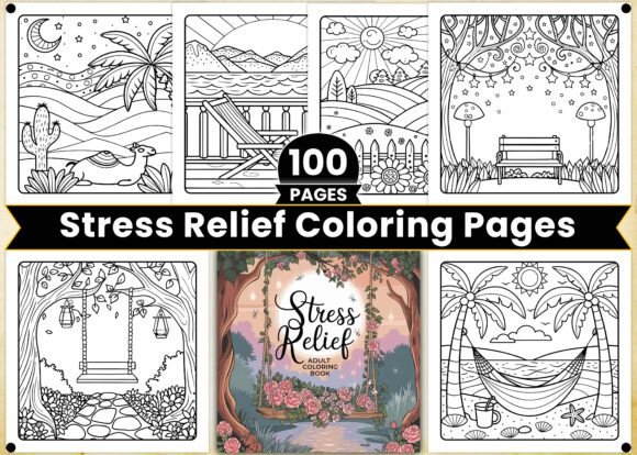 Download Stress Relief Adult Coloring Book Pages - Color Collection