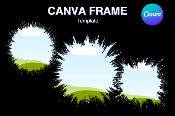 Download Watercolor Splash Canva Frame Effect_C - Color Collection